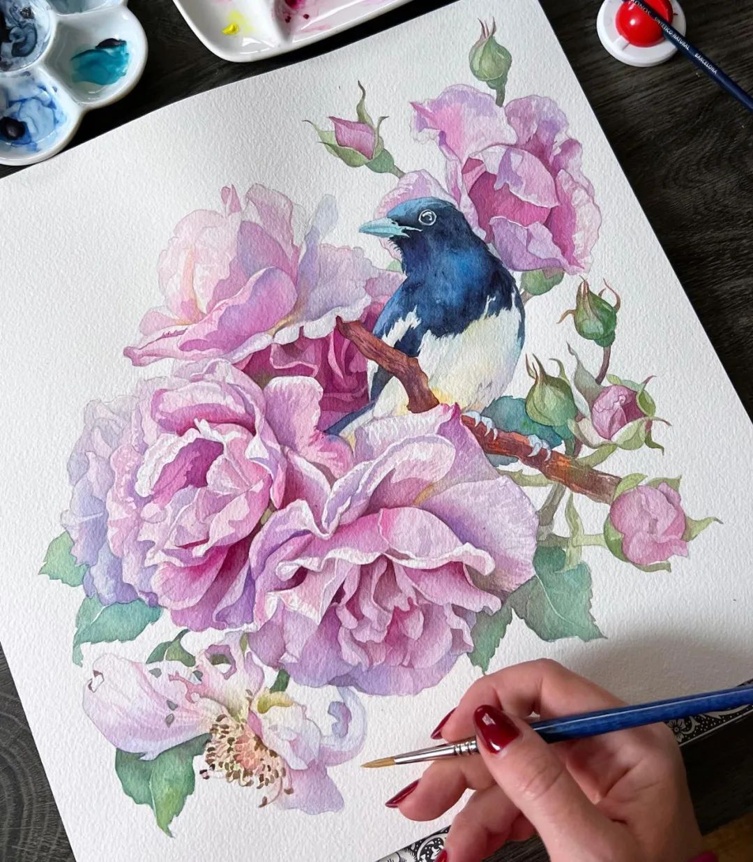 用色大胆的水彩作品,大神级水彩作品看完肯定不后悔