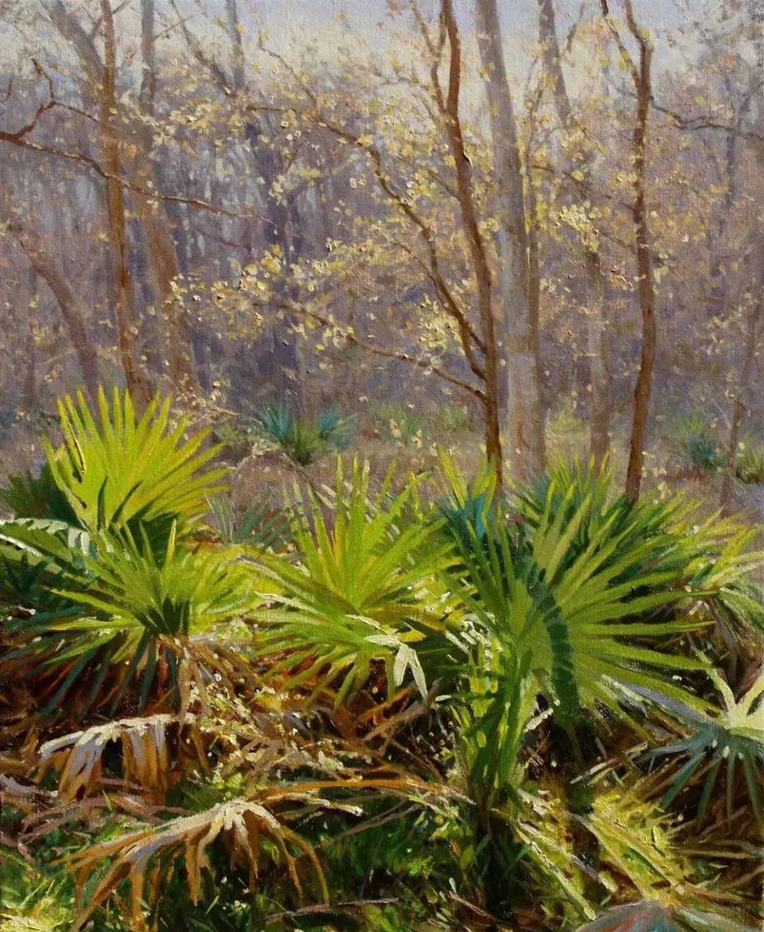 大师笔触生动的风景油画,视觉冲击力很强的风景油画图片