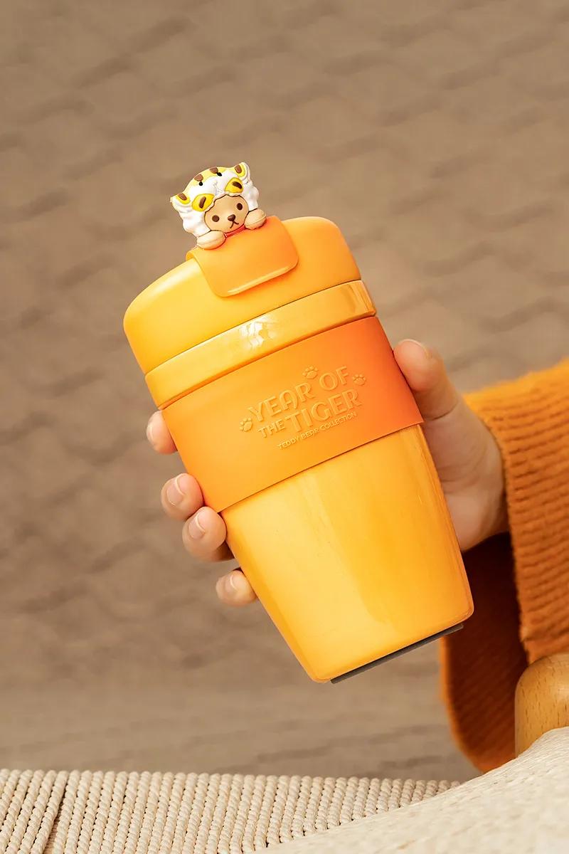 本命年杯子龙年新年保温杯,虎年大容量保温杯