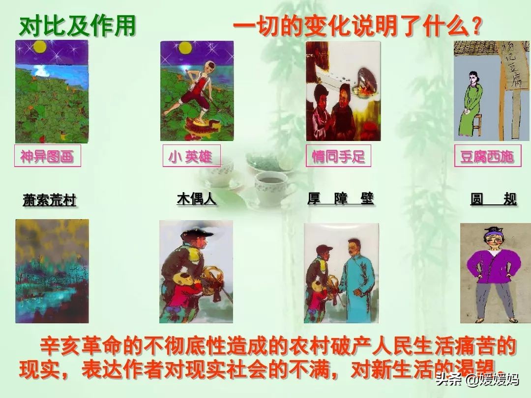 九年级上册语文第15课故乡预习,语文书人教版九上故乡ppt