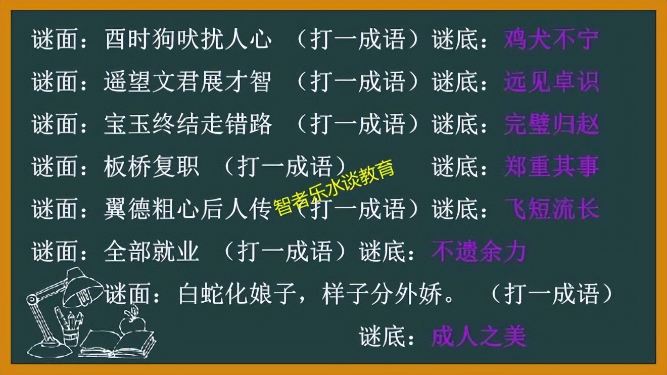 648个猜成语小游戏合集，益智游戏开发逻辑思维能力和判断能力