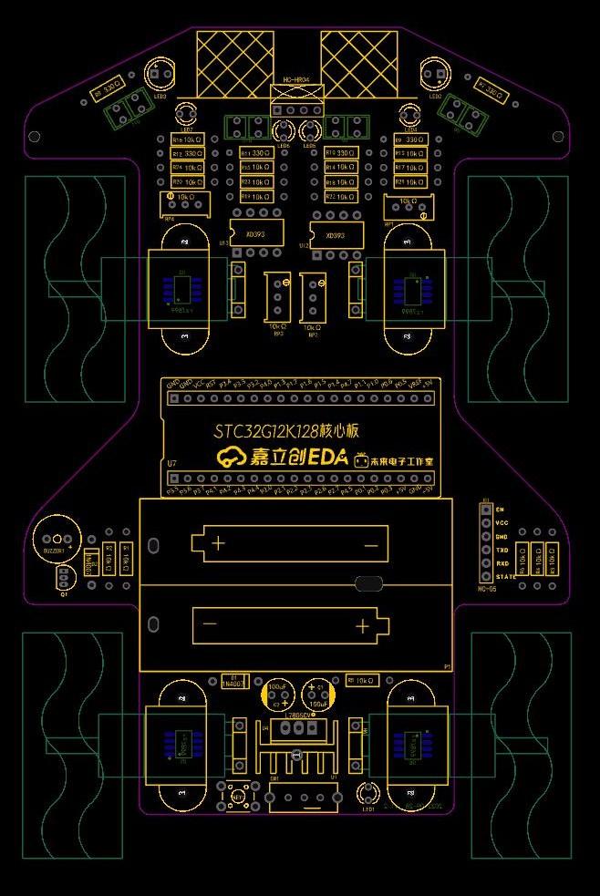 单片机自制遥控汽车教程,32单片机遥控小车制作详细教程
