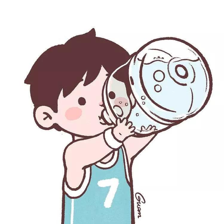 情侣头像简单干净卡通人物可爱,情侣头像个性签名