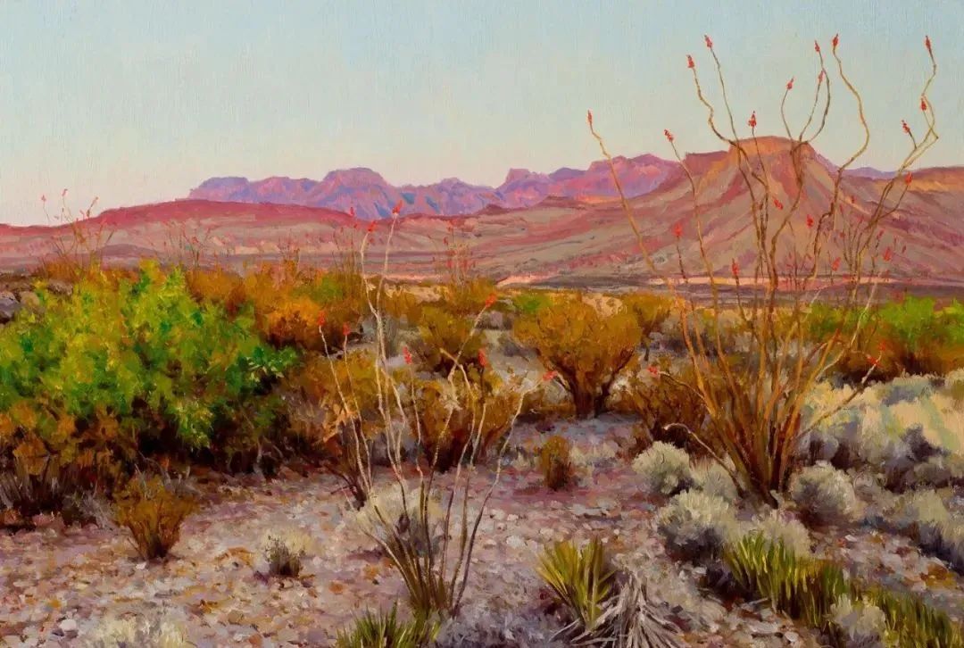 大师笔触生动的风景油画,视觉冲击力很强的风景油画图片