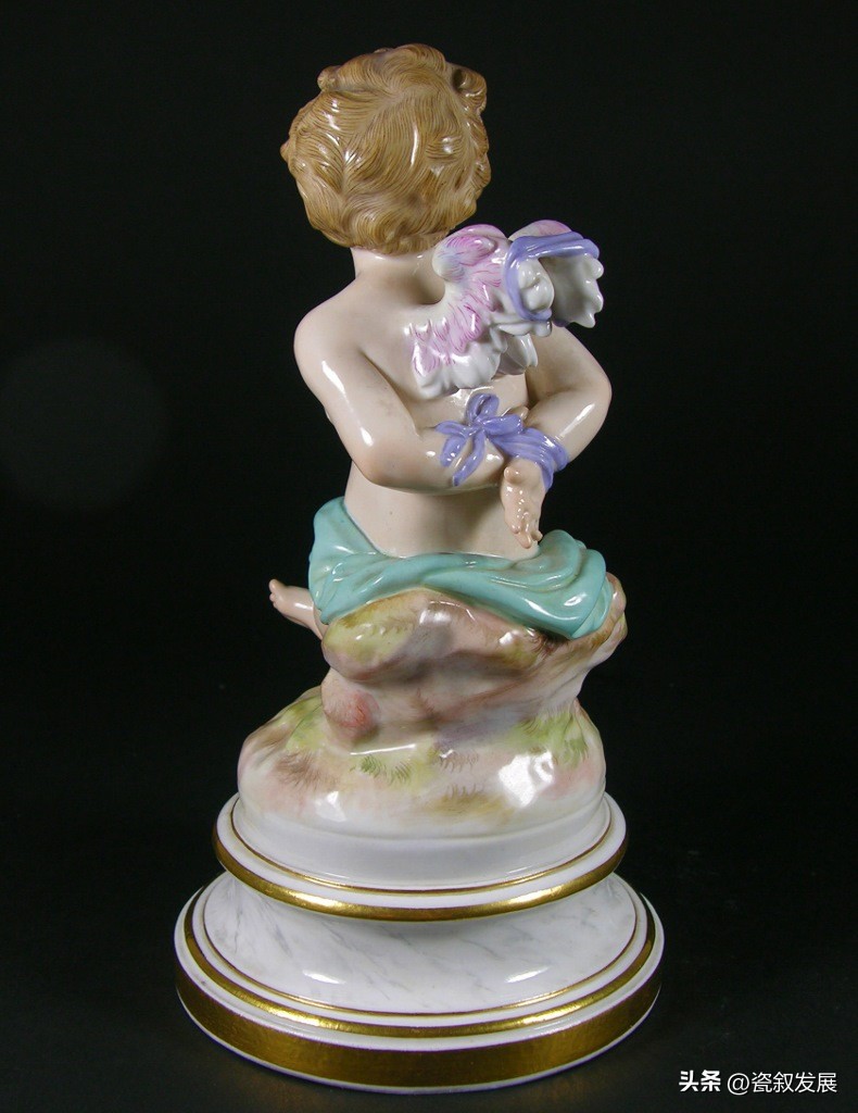 欧洲瓷器之祖-梅森Meissen制瓷厂-爱神丘比特“爱”主题瓷塑（1）