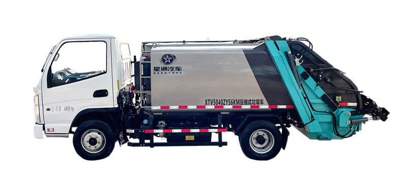 后装压缩式垃圾车规格型号,8方压缩垃圾分类车