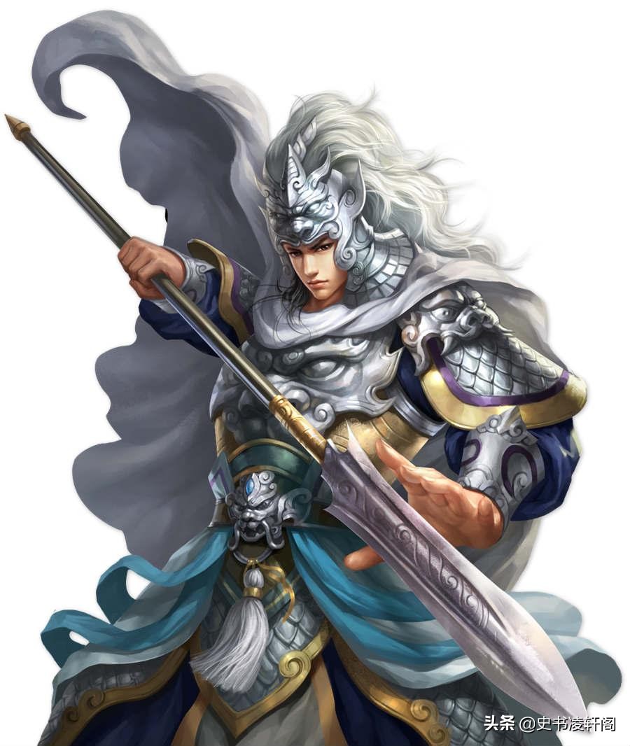 三国猛将按照*力武**分为5档，赵云、关羽排在第二档，第1档有三人