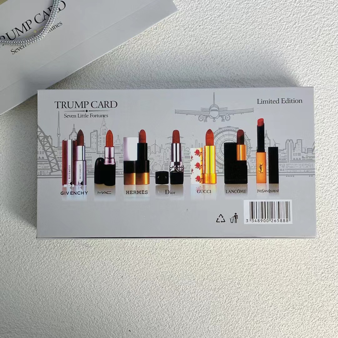 七小福大牌口红小样礼盒,口红套盒七小福