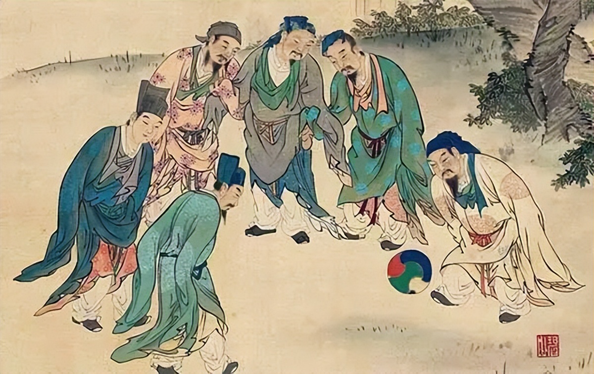 蹴鞠踢世界杯,乾隆蹴鞠片段