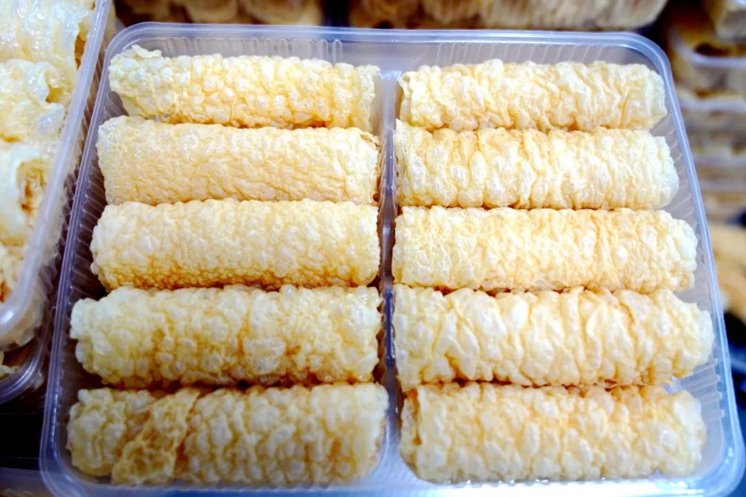 响铃卷腐竹,正宗社坡腐竹视频