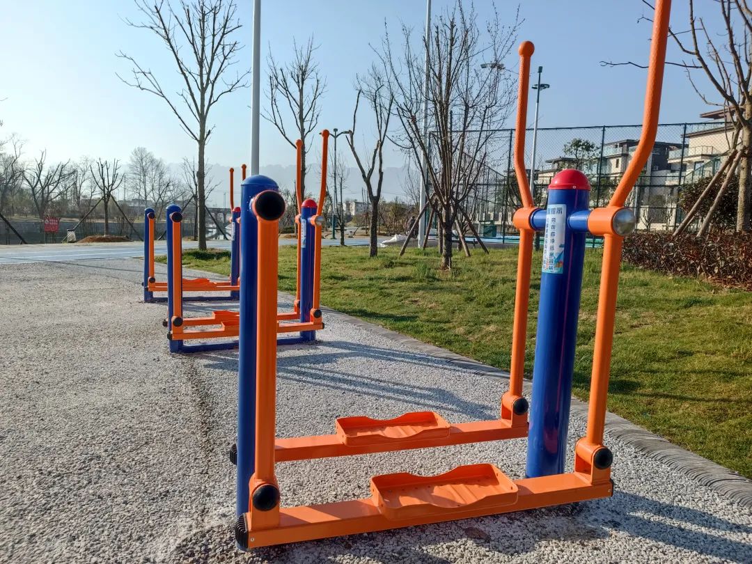 浦溪河公园健身步道,浦溪河体育公园运动打卡