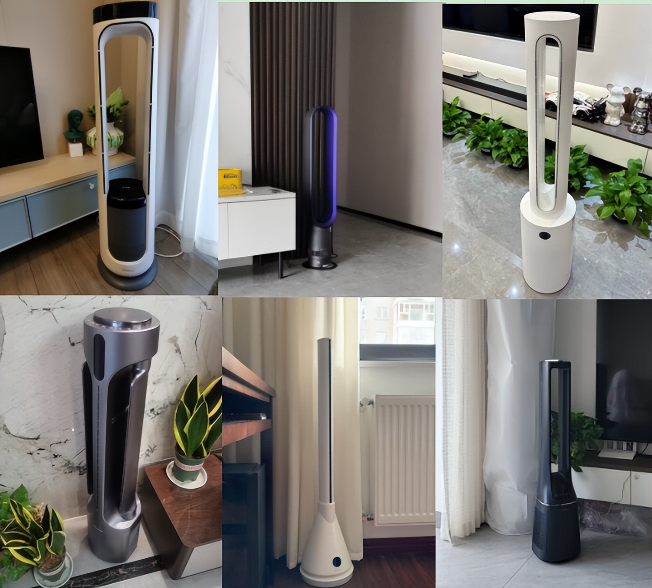 传统风扇不安全推荐无叶风扇,2023款桌面小型无叶风扇