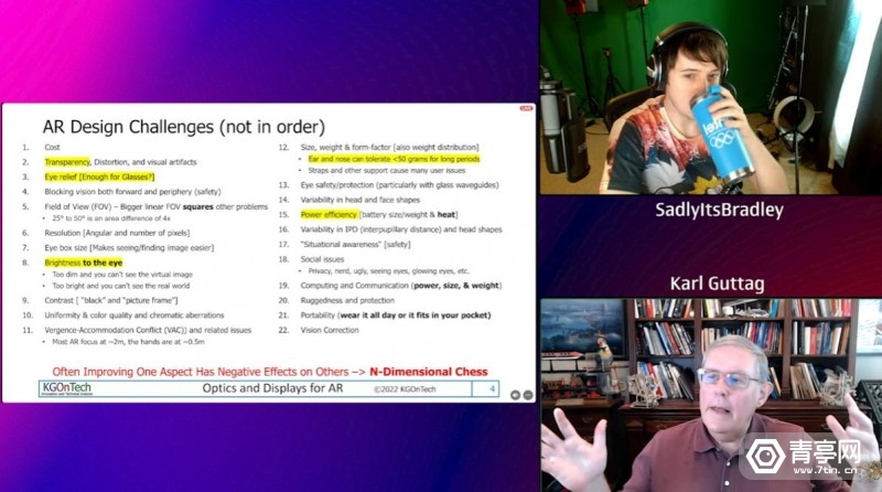 KarlGuttag：AR眼镜应根据用途来设计，VST并未解决技术难题