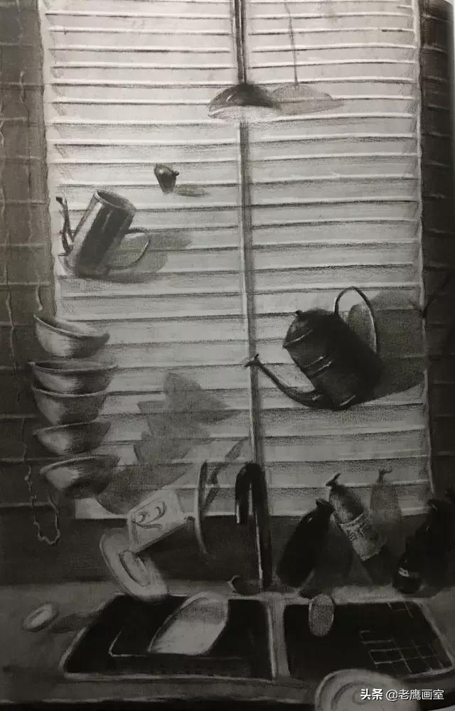 清华美院素描静物,清华美院2016年校考素描