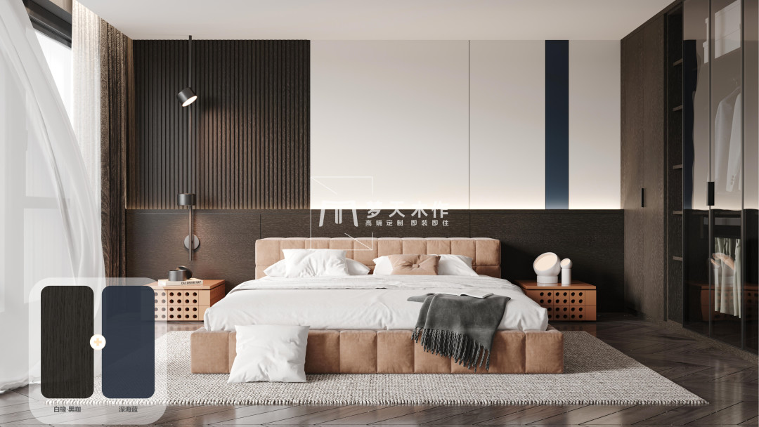 原木风白橡,科技木最佳色彩搭配