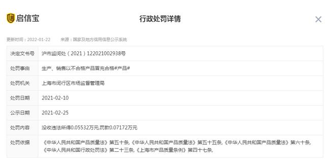 韩国衣服品牌被罚,以次充好的羽绒服被罚