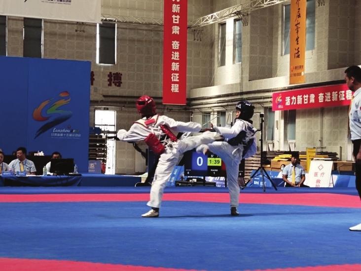 2018兰州跆拳道比赛,中国跆拳道队获3金1银5铜