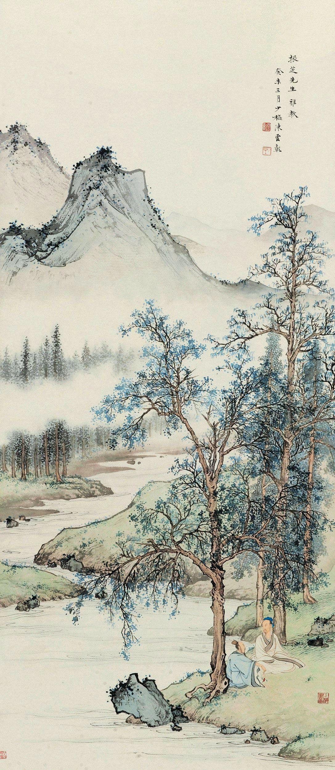 100幅顶级水墨山水,意境山水艺术欣赏