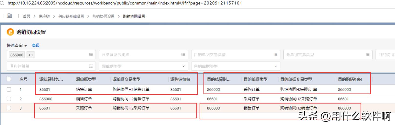 「产品应用案例」用友NCC之购销协同业务--陕西用友软件服务中心