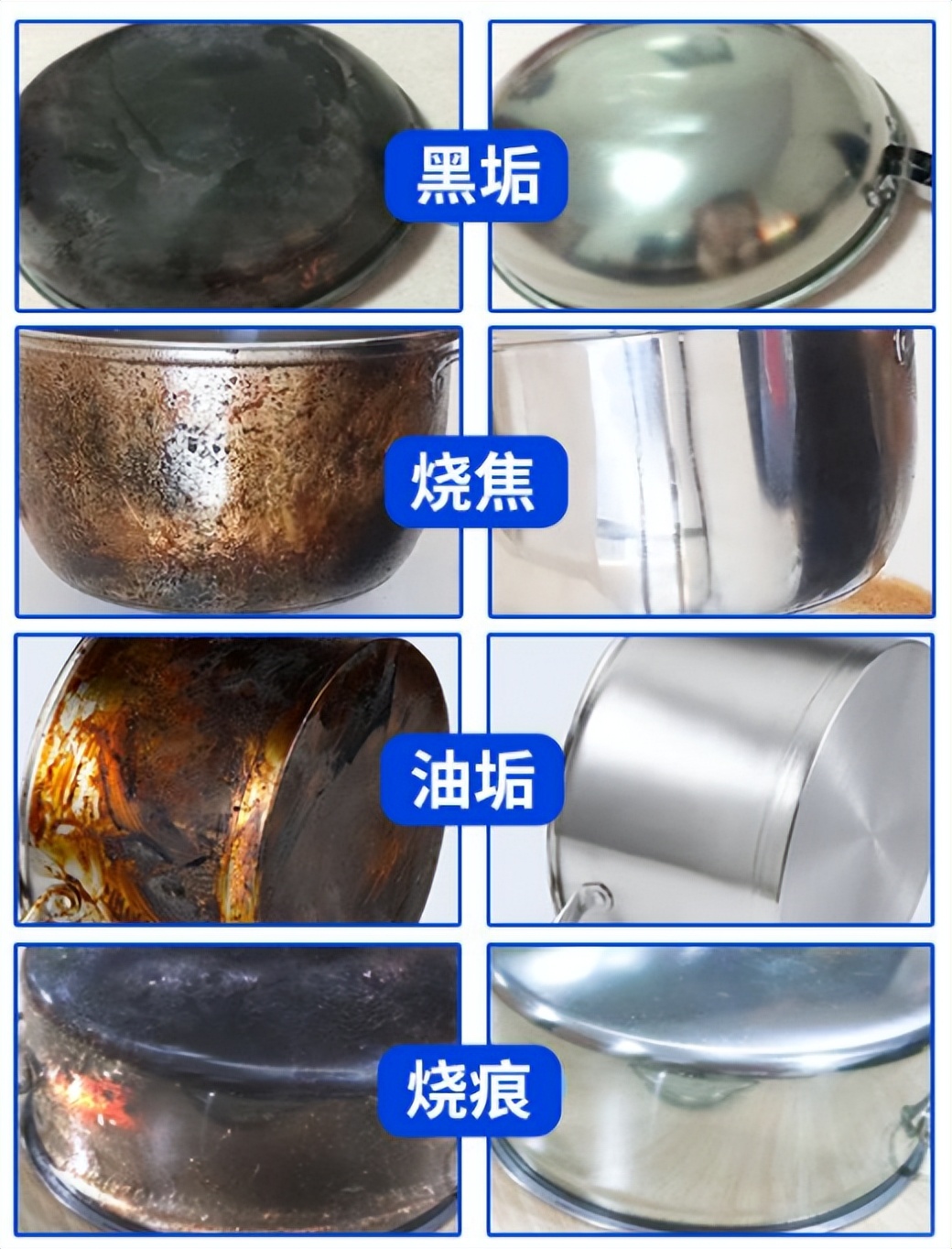 不锈钢锅用久了锅内洗不干净,不锈钢锅放久黑了