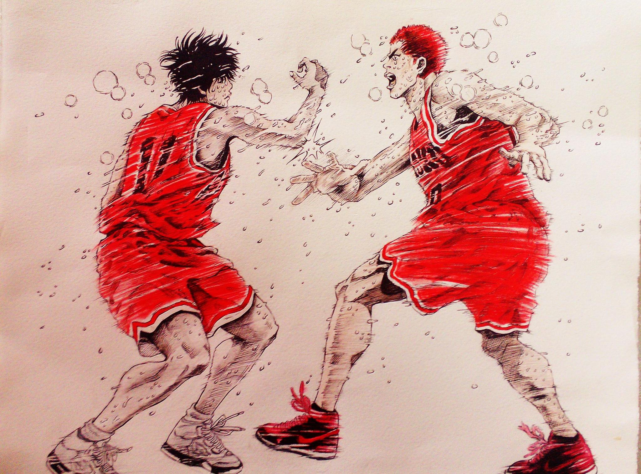 灌篮高手里队员们穿什么鞋,灌篮高手穿的什么球鞋