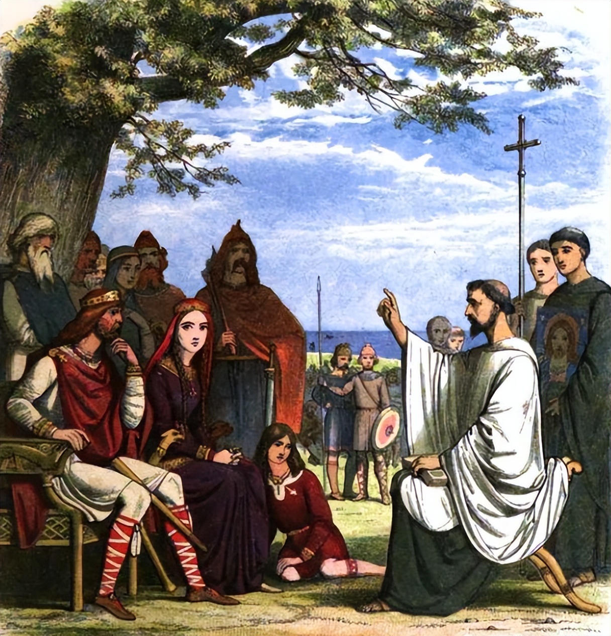 在肯特王国时期，文化背景，对女性服饰的影响