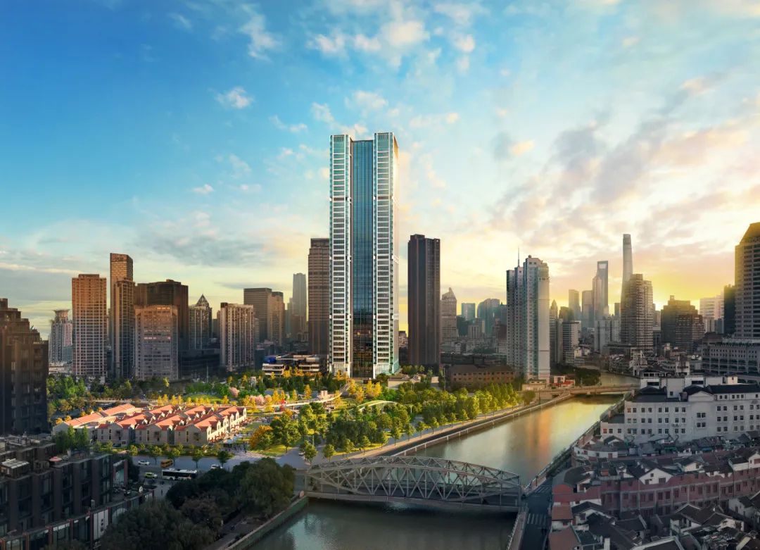 上海苏河湾万象天地和五角场,上海苏河湾万象天地