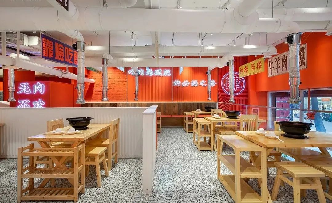 高端烤肉餐饮设计,烤肉店最平价的设计风