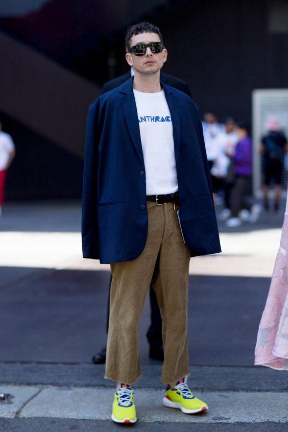 休闲又不死板的西装穿搭,品味高的男人表现