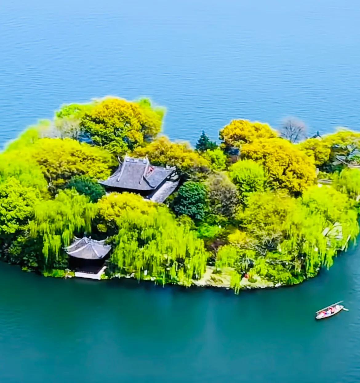 杭州西湖大雪纷飞,杭州西湖风景名胜区