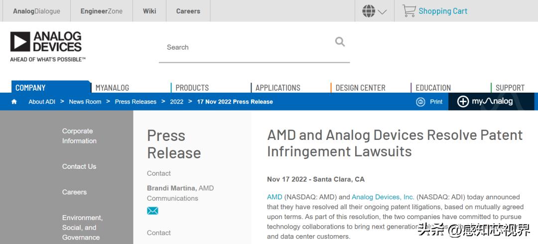 传感器企业营收排名,adi2023年中国销售额