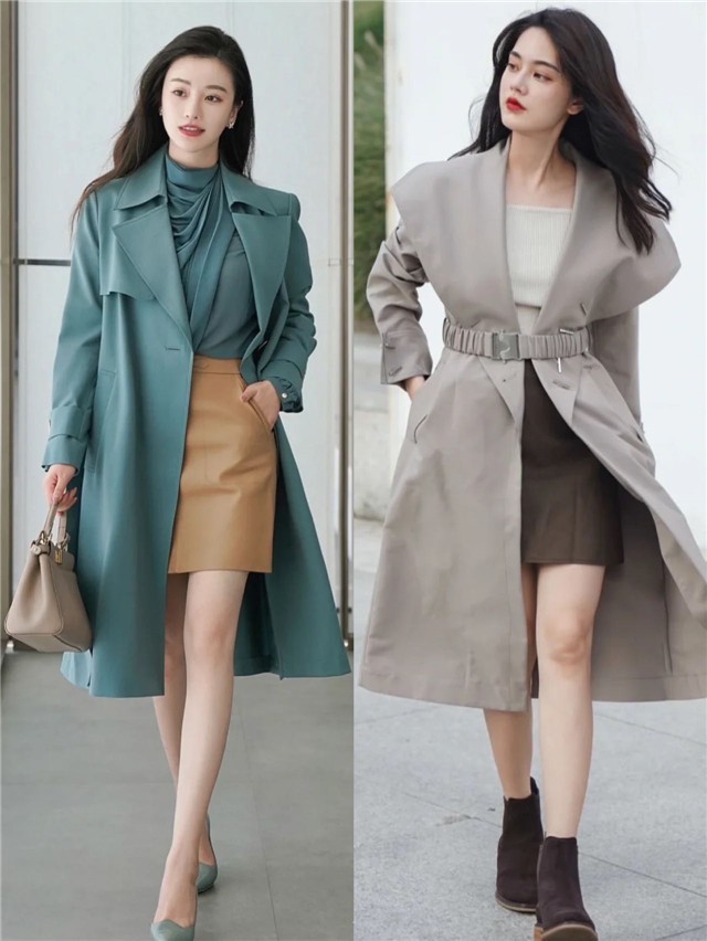 秋天外套最流行的,秋季款外套穿搭起来时髦大方
