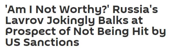 怎么看俄罗斯回应美国制裁,俄外长回应被美制裁
