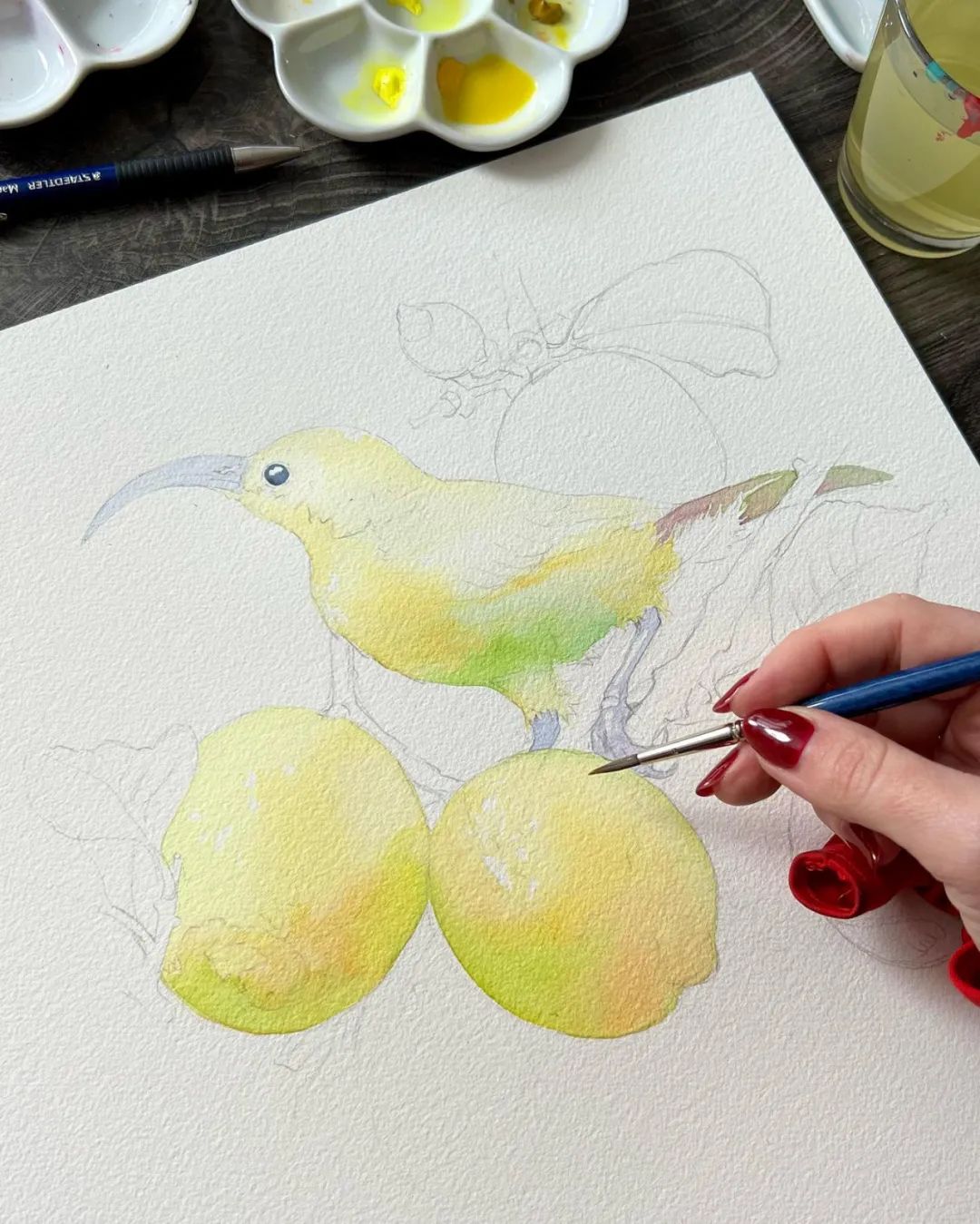 用色大胆的水彩作品,大神级水彩作品看完肯定不后悔