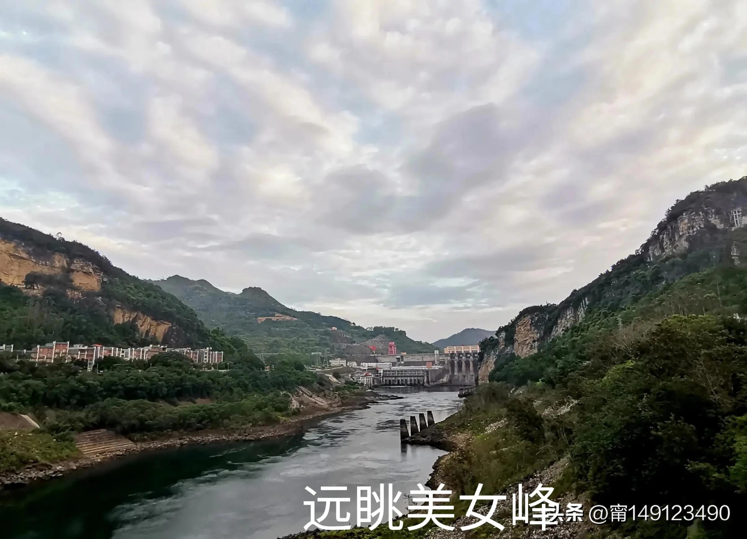 岩滩水电站建设画面,岩滩水电站历史图片