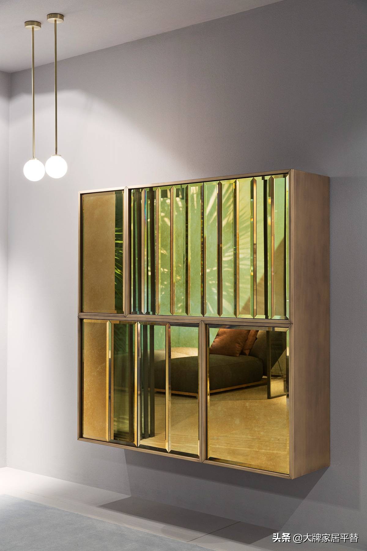 水晶灯具搭配现代简约家具,灯具和家具的搭配