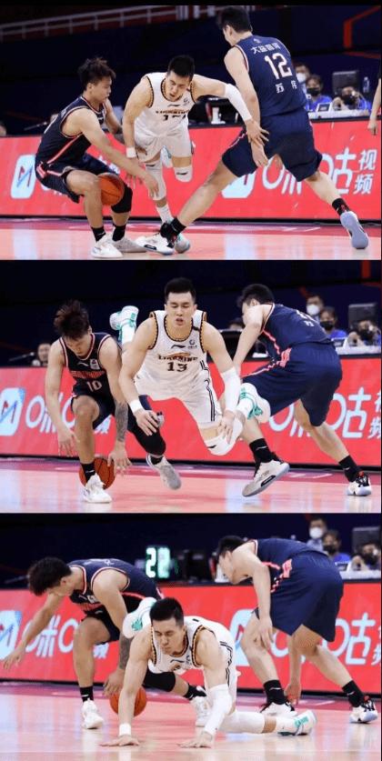 屡教不改！苏伟飞腿绊倒郭艾伦，还废郭士强爱将，广东3冠王太狠