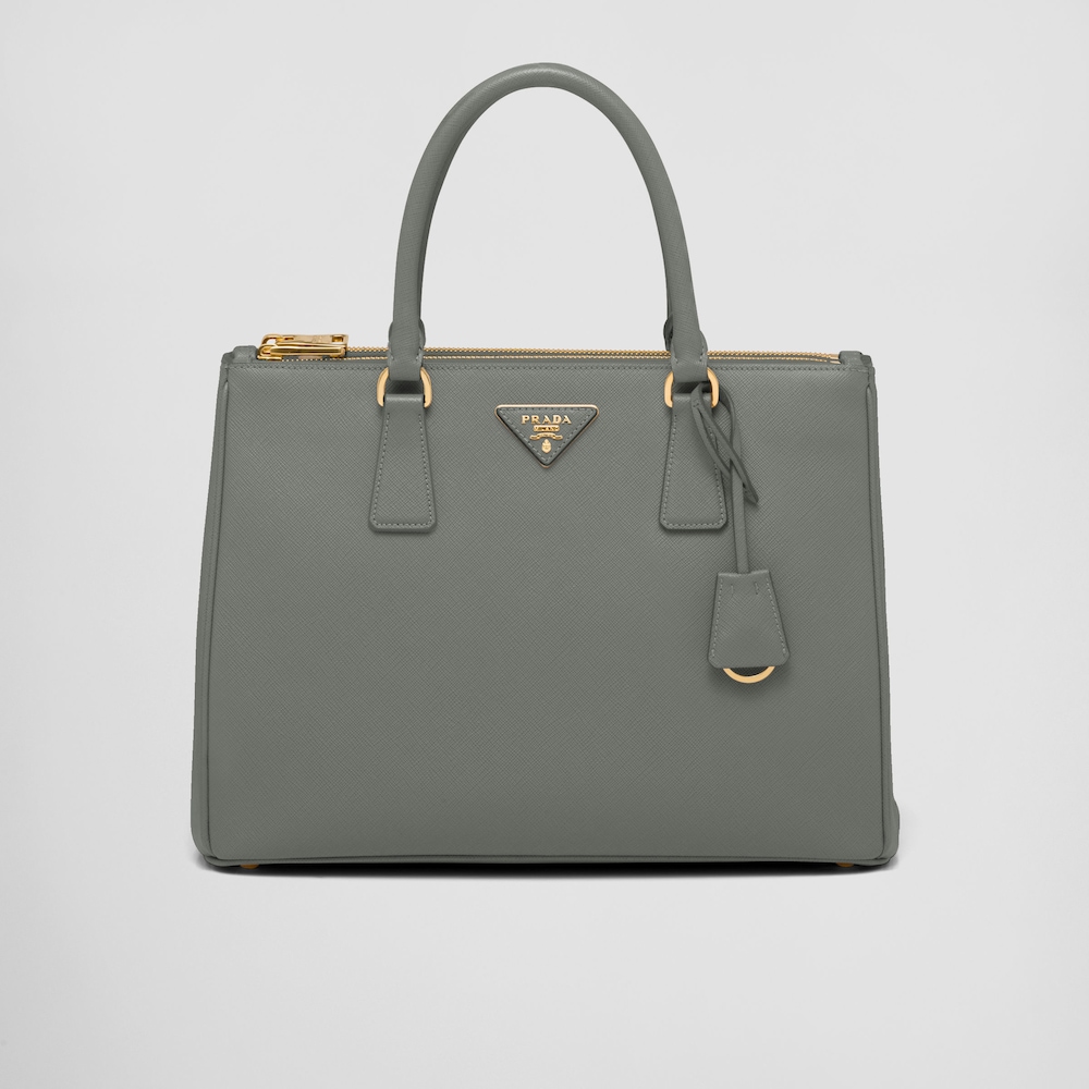 prada锯齿蓝黄拼色包,prada2022