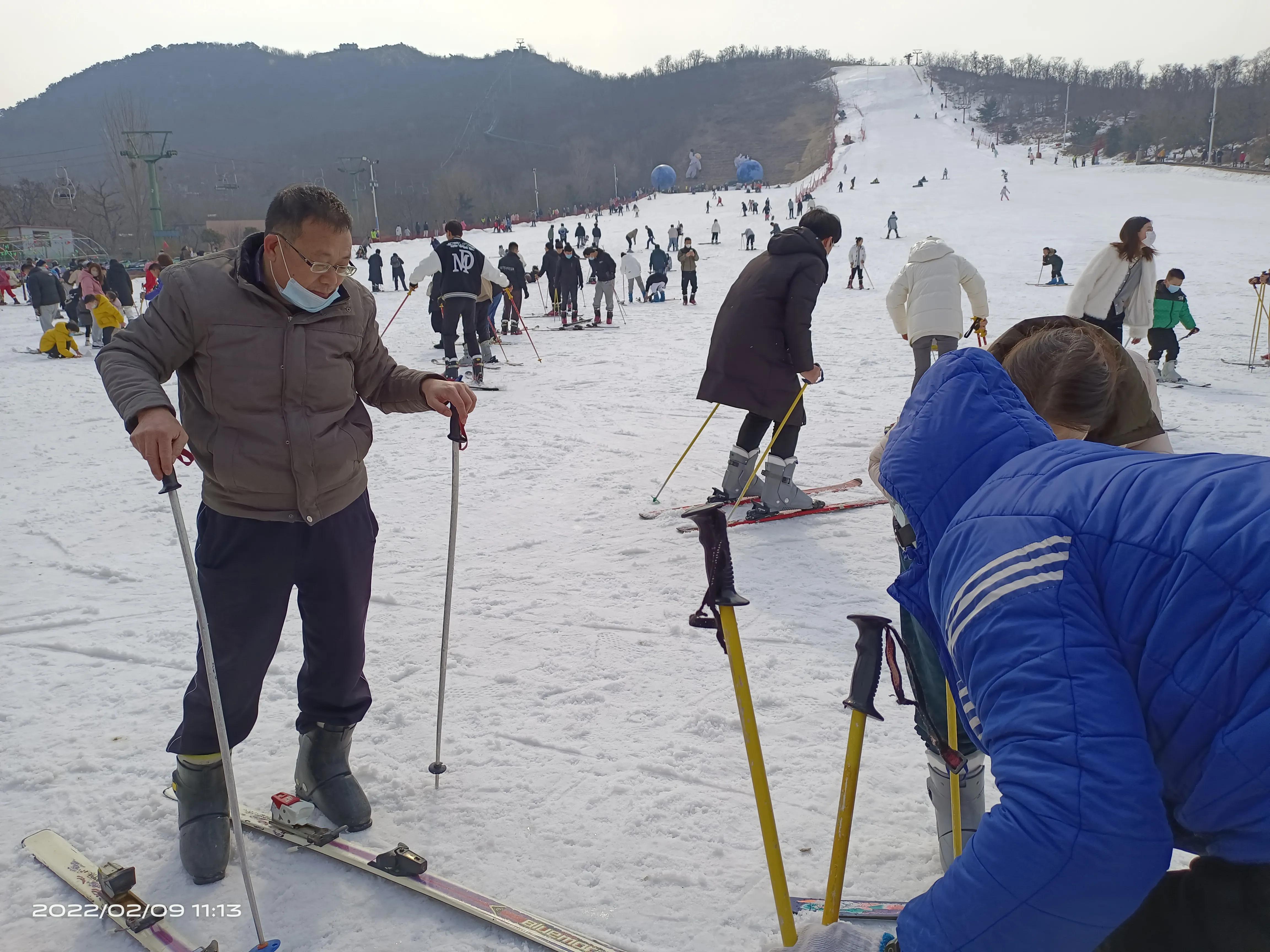 徂徕山滑雪图片大全,徂徕山滑雪场游玩攻略