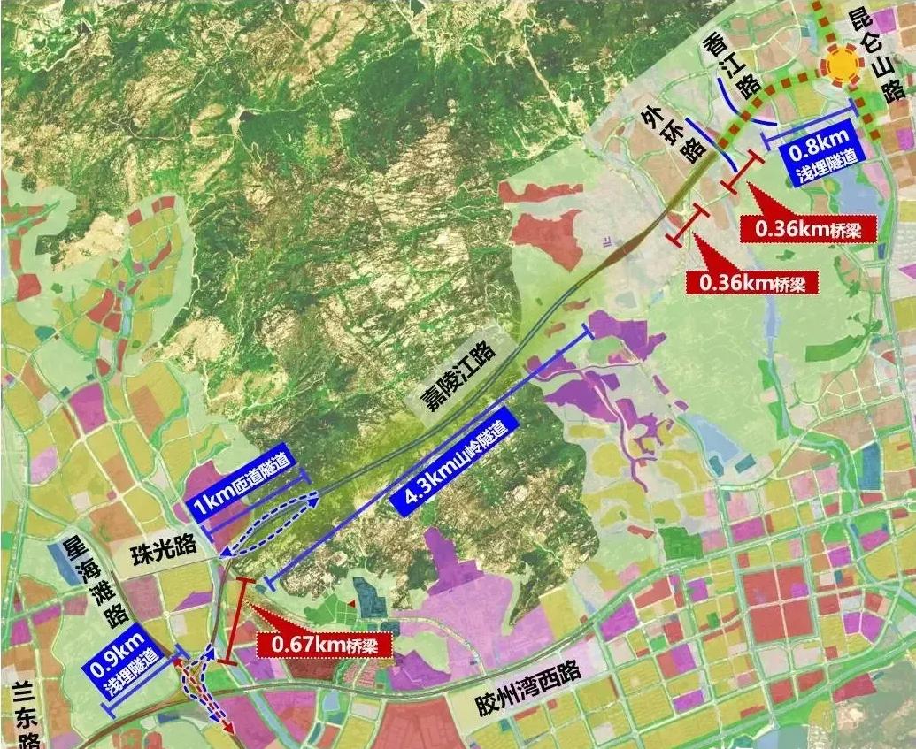 青岛打开环湾型城市发展更大空间,青岛城市建设发展