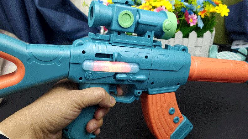 磁力拼接玩具枪,磁力枪宝宝玩具