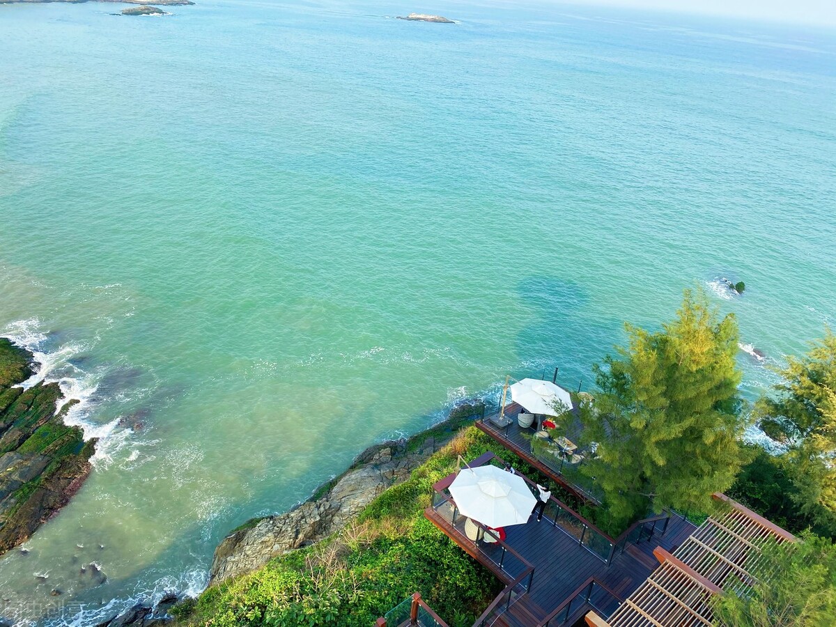 双月湾带私家泡池的温泉酒店,双月湾海景带泡池客栈推荐