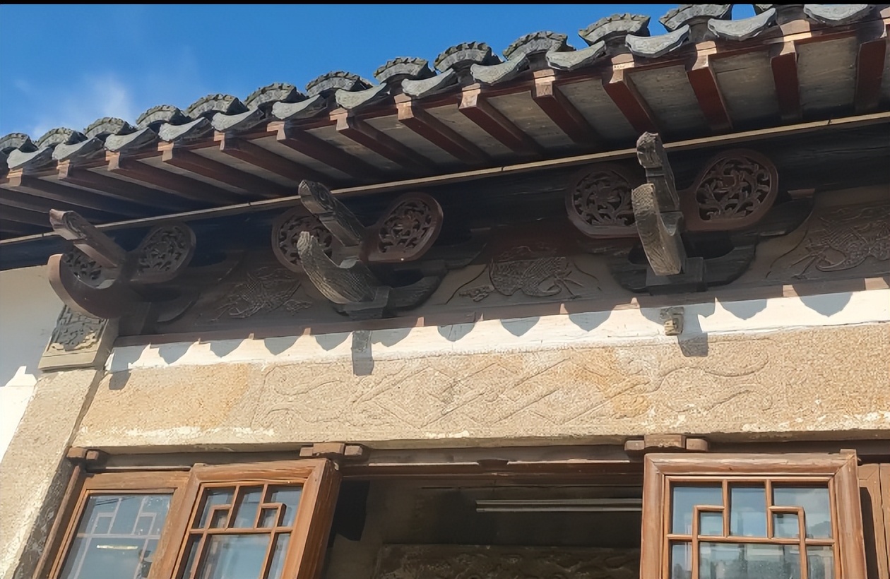 常熟贞节牌坊,常熟市大义节孝牌坊真实照片