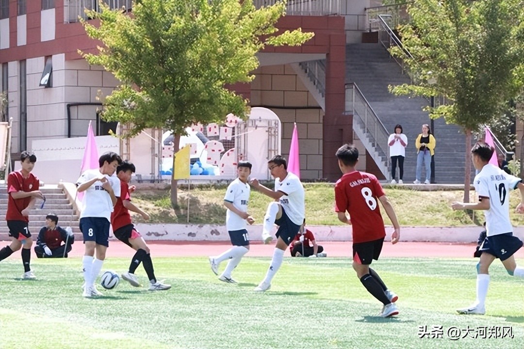 校园足球文化节开幕式,中牟县文昌街学校足球节