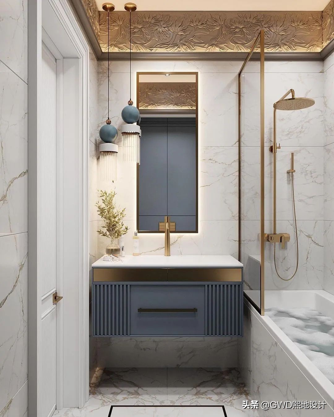 最美卫生间装修效果图,2021最火卫生间设计效果图