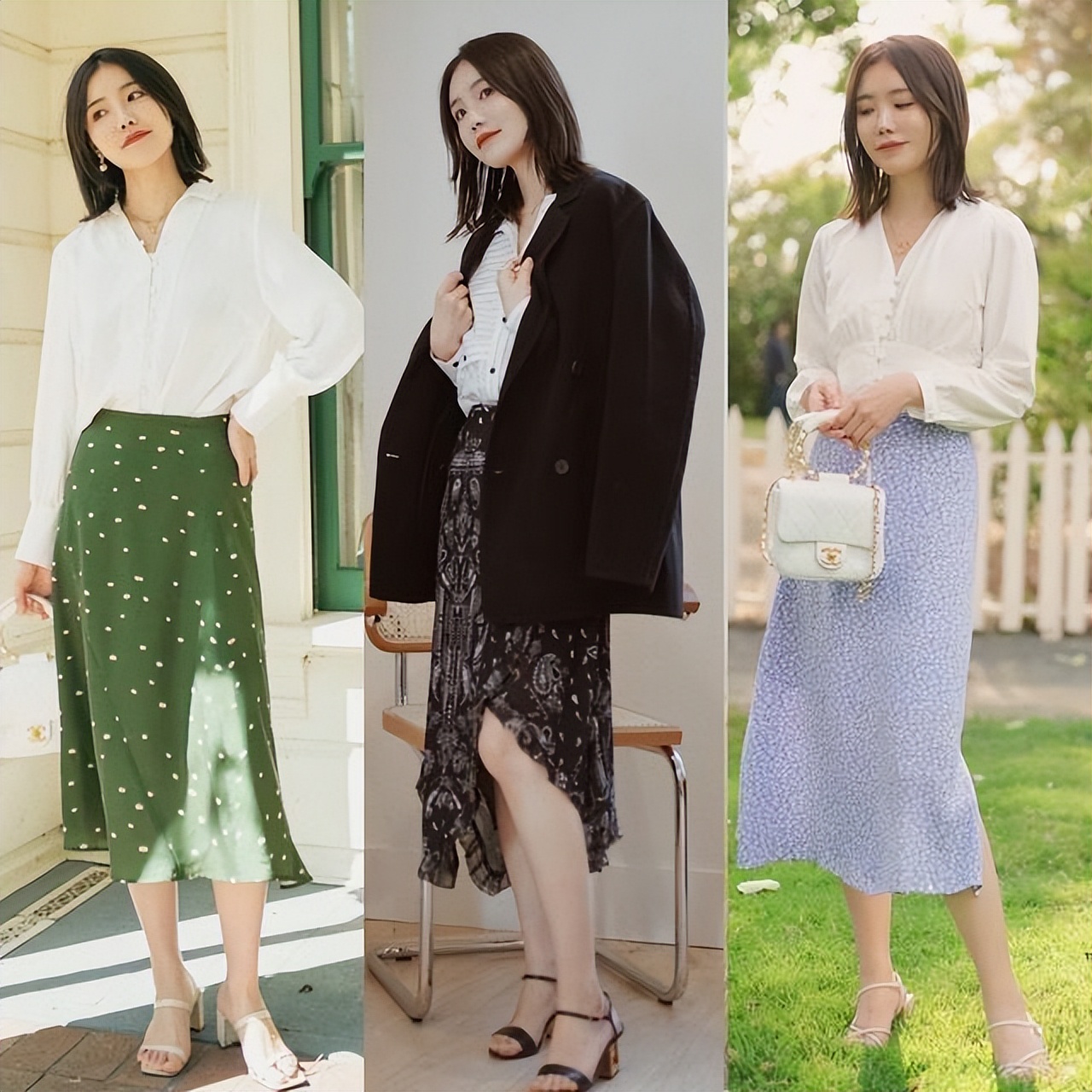 衬衫搭配这4种半身裙高级又减龄,衬衫搭配半身裙淑女又不失潮流