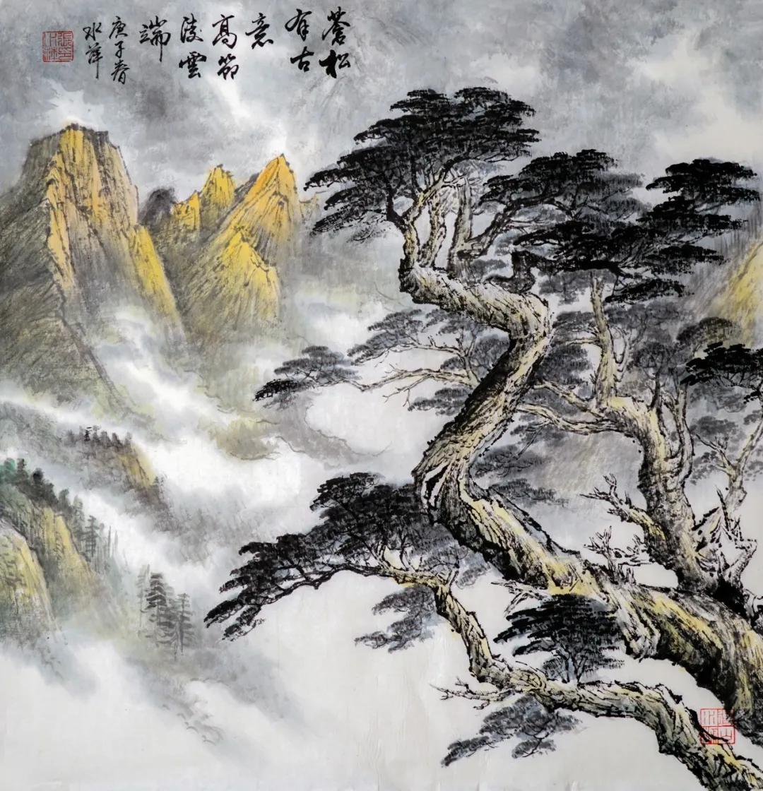 水墨画用什么诗词来表现,水墨画人间百态