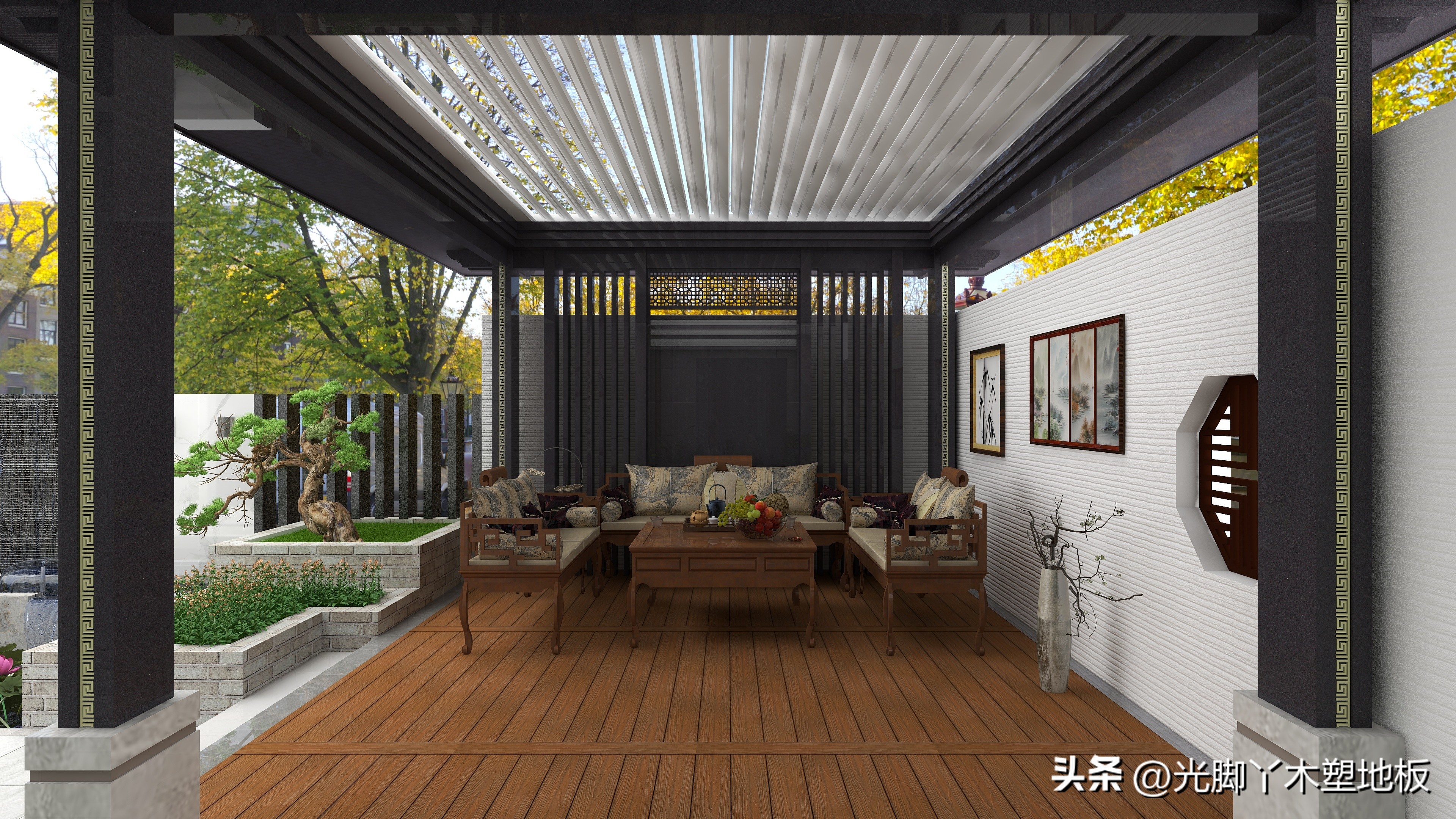 木塑材料：引领户外园林新潮流！木塑产品：绿色环保的独特风景