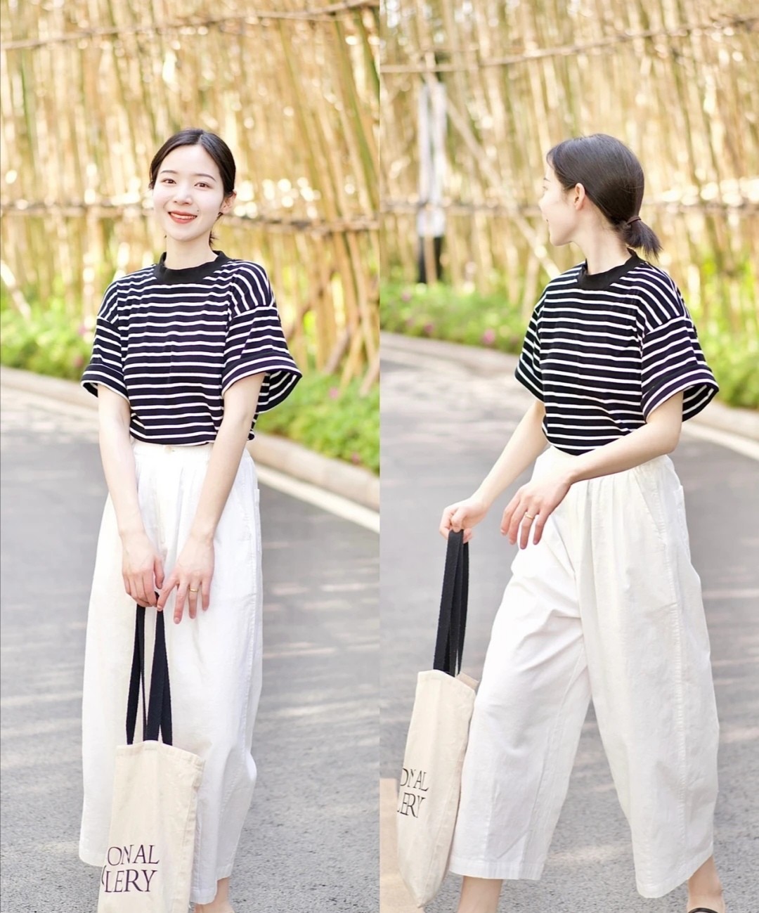 老气的条纹衫怎么搭配,经典条纹衫也能穿出高级感