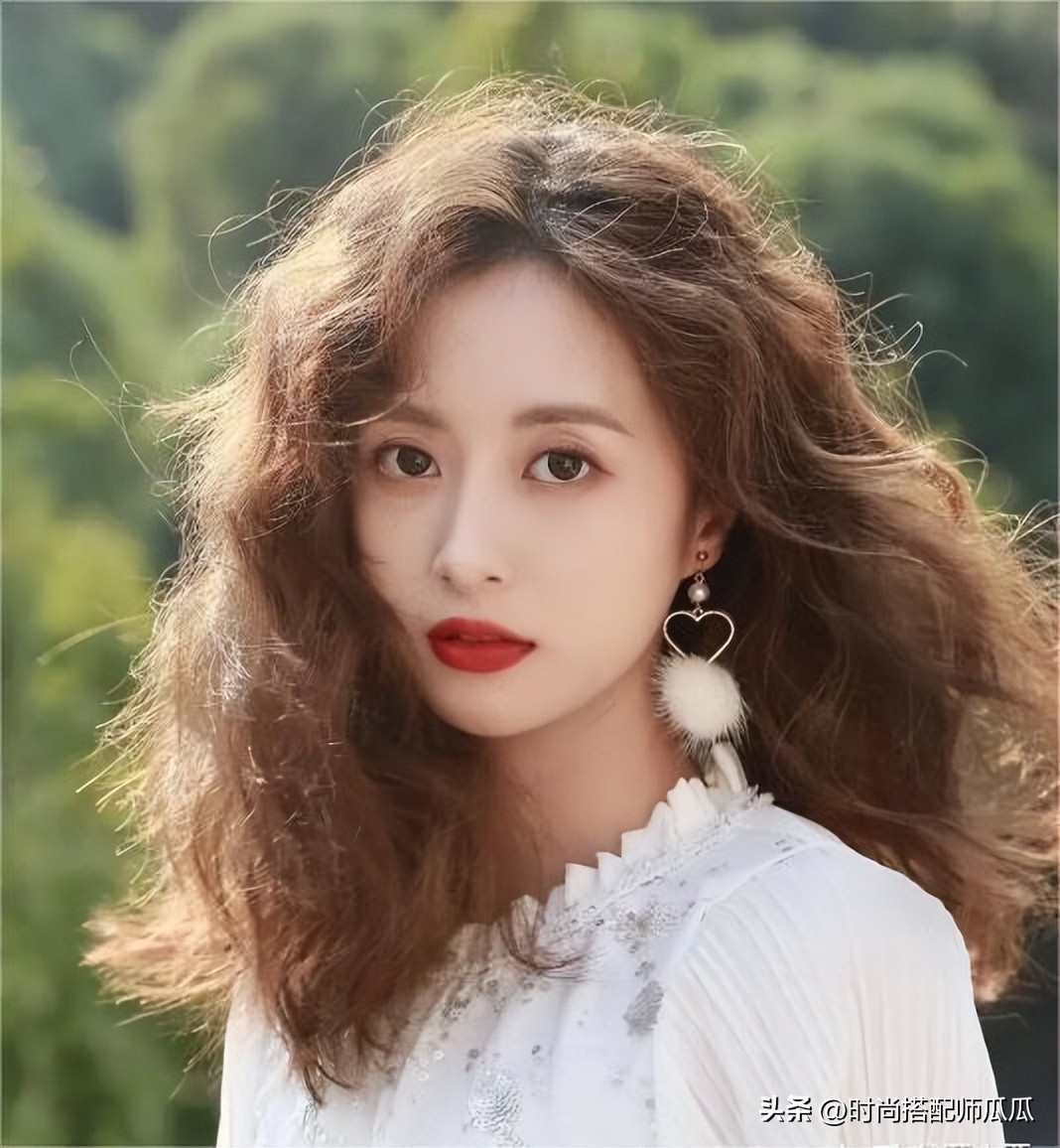 韩式齐肩烫发显脸小,发量多适合的烫发齐肩显脸小